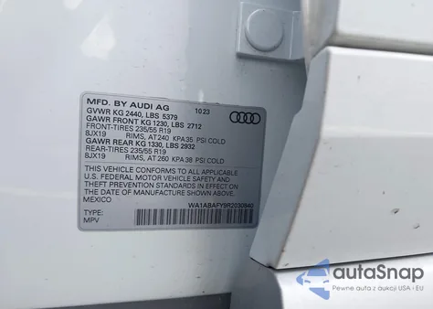 2024 Audi Q5 Premium 40 Tfsi Quattro S Tronic from USA, damaged, VIN WA1ABAFY9R2030840